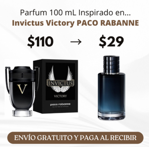 INSPIRADO EN INVICTUS VICTORY PACO RABANNE /MAS ENVIO GRATIS