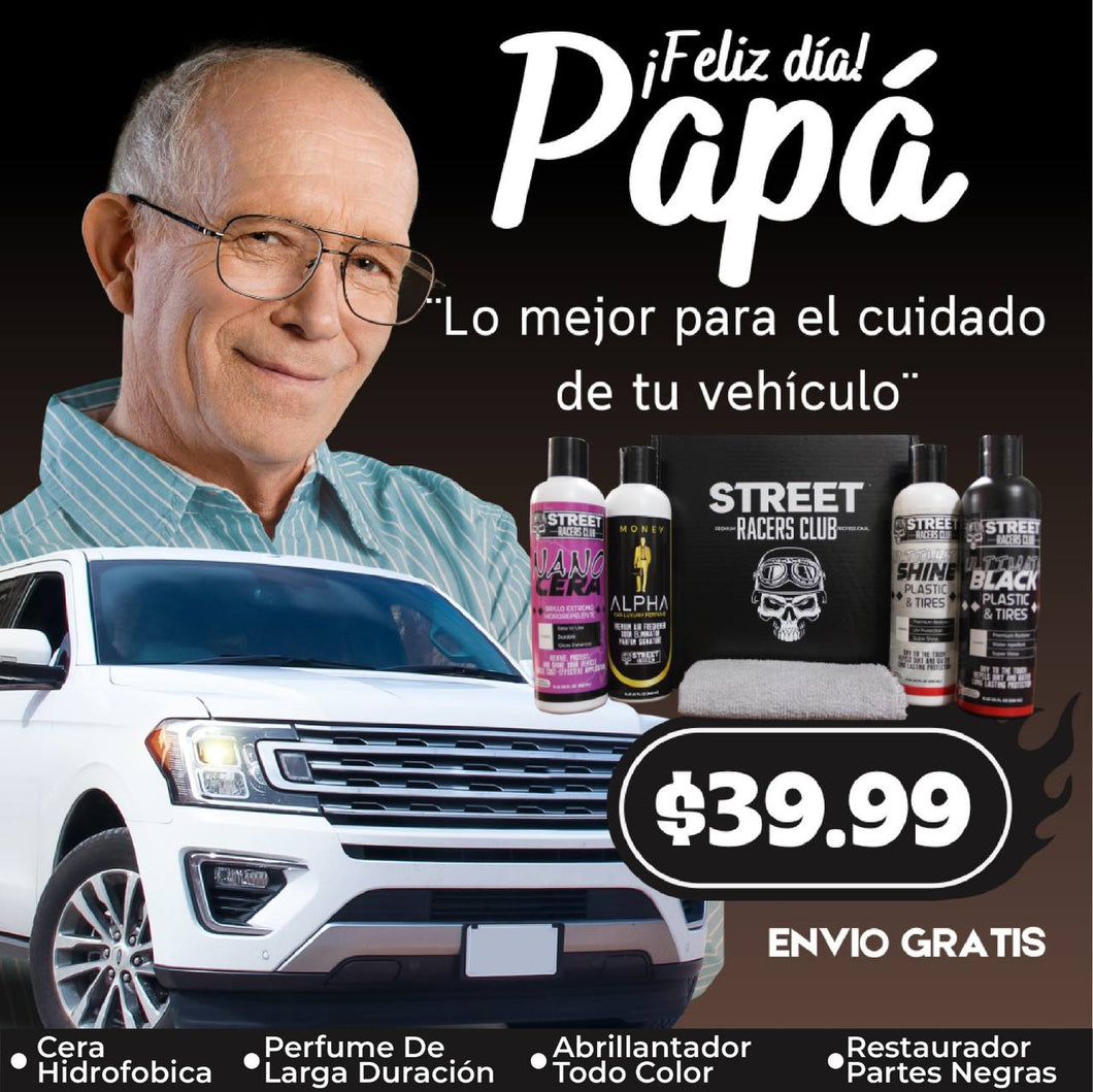 KIT PARA AUTOS AUTOCAR PRO PARA EL DIA DEL PADRE - MAS ENVIO GRATIS