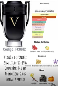 INSPIRADO EN INVICTUS VICTORY PACO RABANNE /MAS ENVIO GRATIS