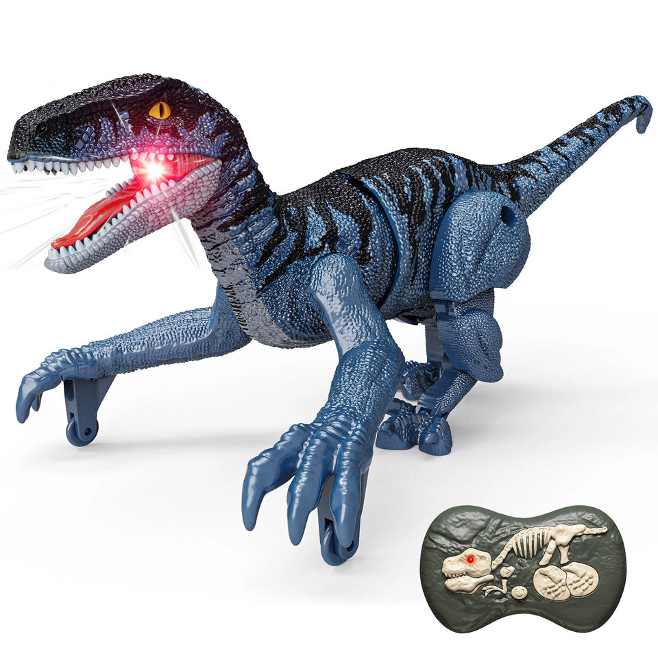 DINOSAURIO VELOCIRAPTOR A CONTROL REMOTO / MAS ENVIO GRATIS