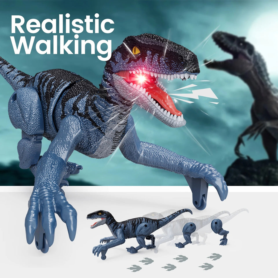 DINOSAURIO VELOCIRAPTOR A CONTROL REMOTO / MAS ENVIO GRATIS